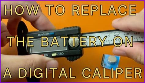 How to change battery mitutoyo caliper